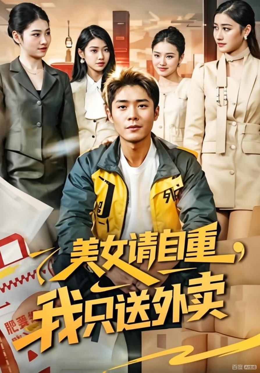 美女请自重，我只送外卖 2025 短剧 海报