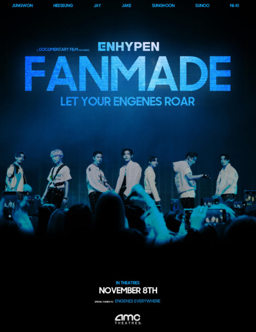 粉丝自制：Enhypen 2024 纪录片 海报
