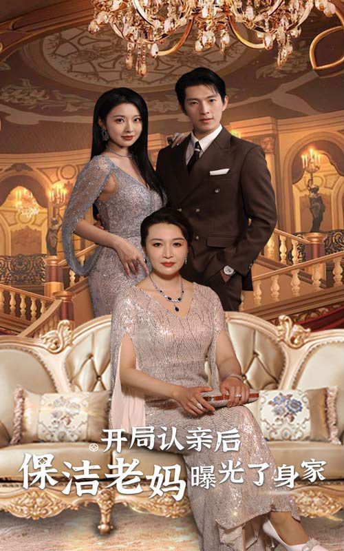 开局认亲后保洁老妈曝光了身家 2024 短剧 海报
