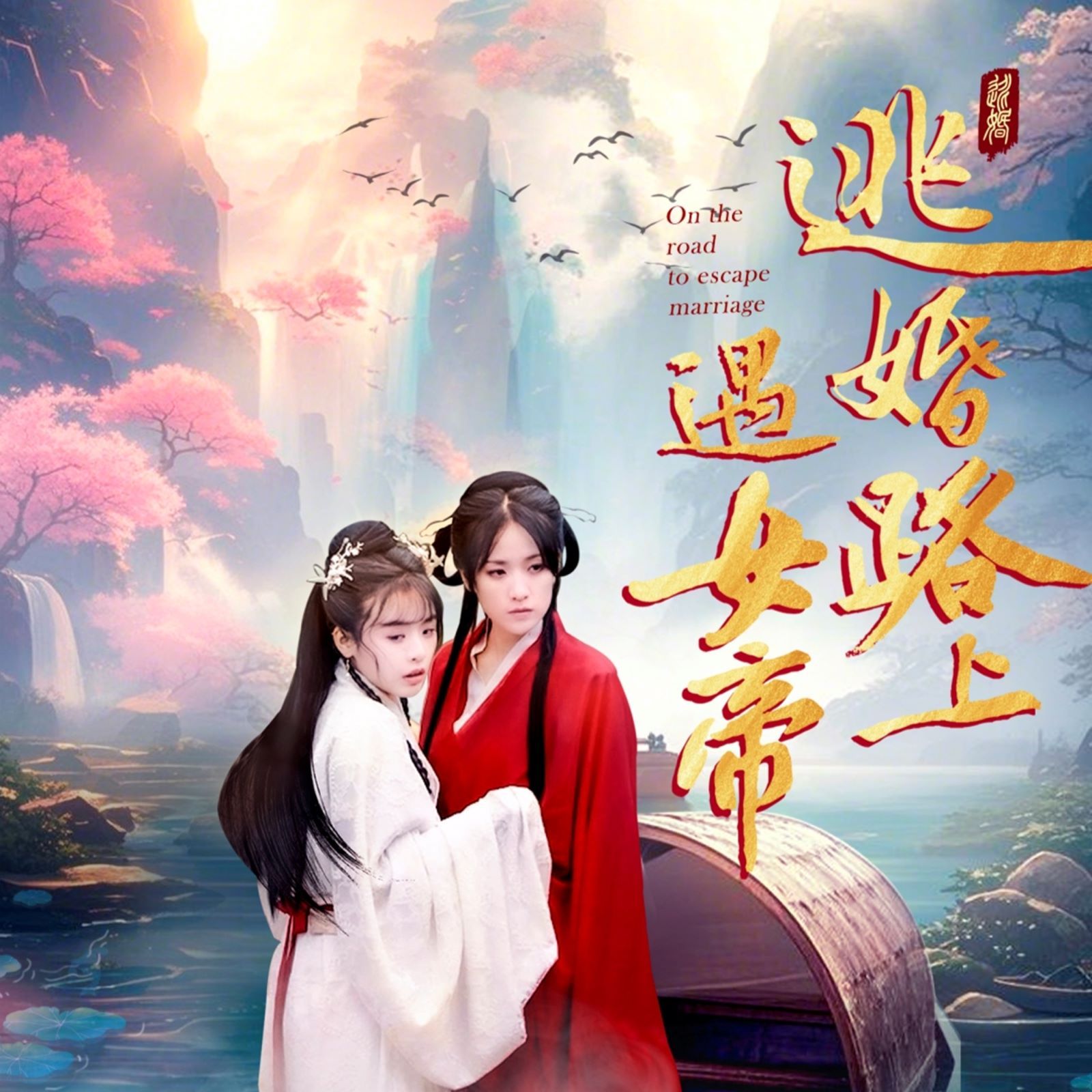 逃婚路上遇女帝 2025 短剧 海报