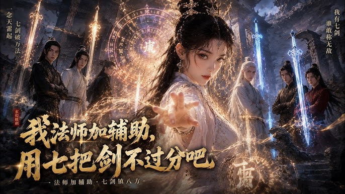 我法师加辅助，用七把剑不过分吧 2026 短剧 海报