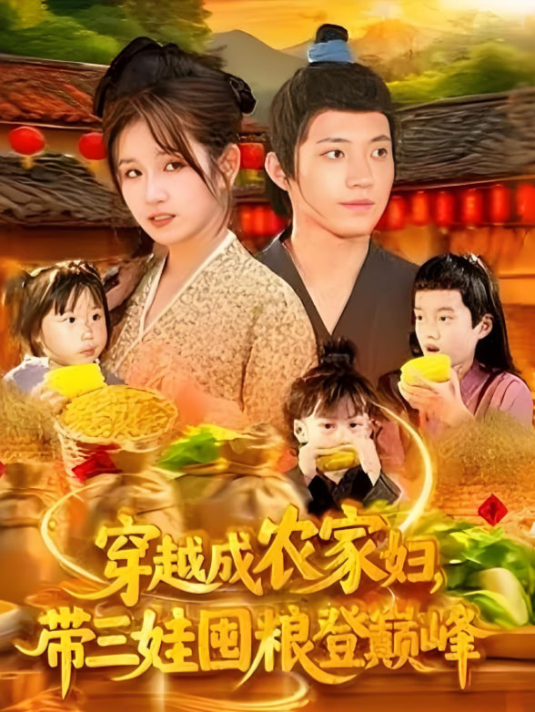 穿越成农家妇，带三娃囤粮登巅峰 2025 短剧 海报