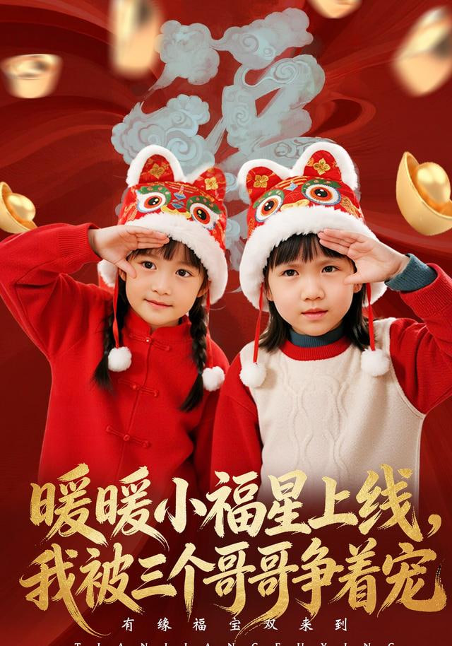 暖暖小福星上线，我被三个哥哥争着宠 2025 短剧 海报