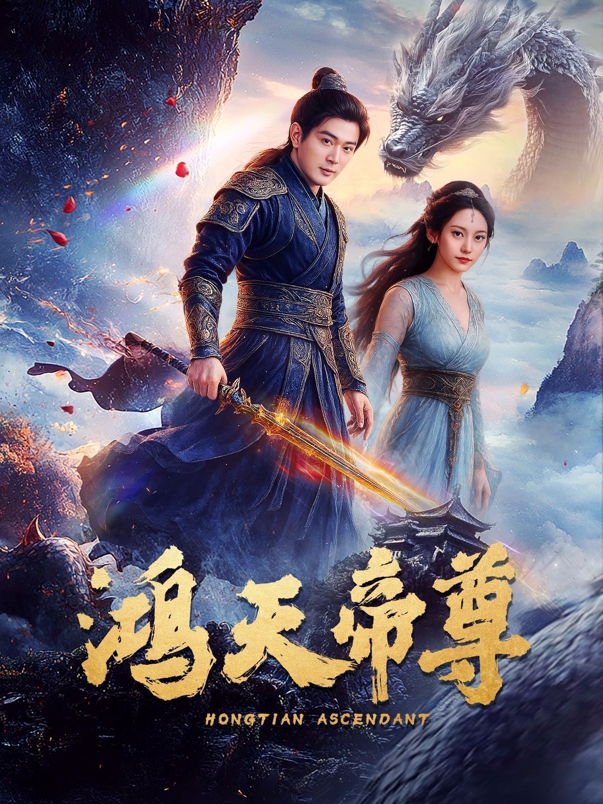 鸿天帝尊 2025 短剧 海报