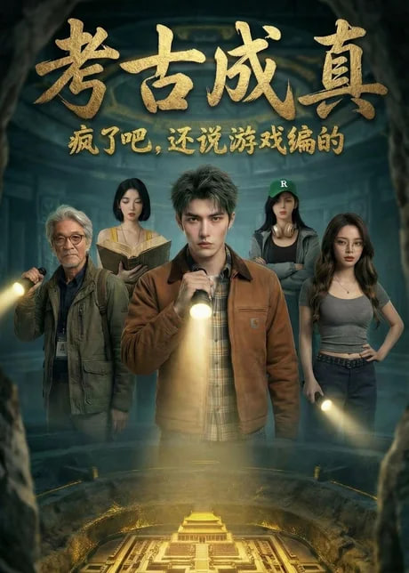 考古成真疯了吧，还说游戏编的 2026 短剧 海报