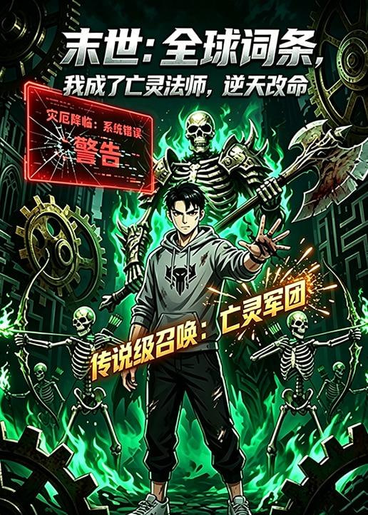 末世：全球词条，我成了亡灵法师，逆天改命 2026 短剧 海报