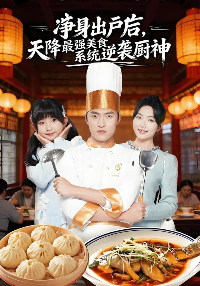 净身出户后，天降最强美食系统逆袭厨神 2026 短剧 海报