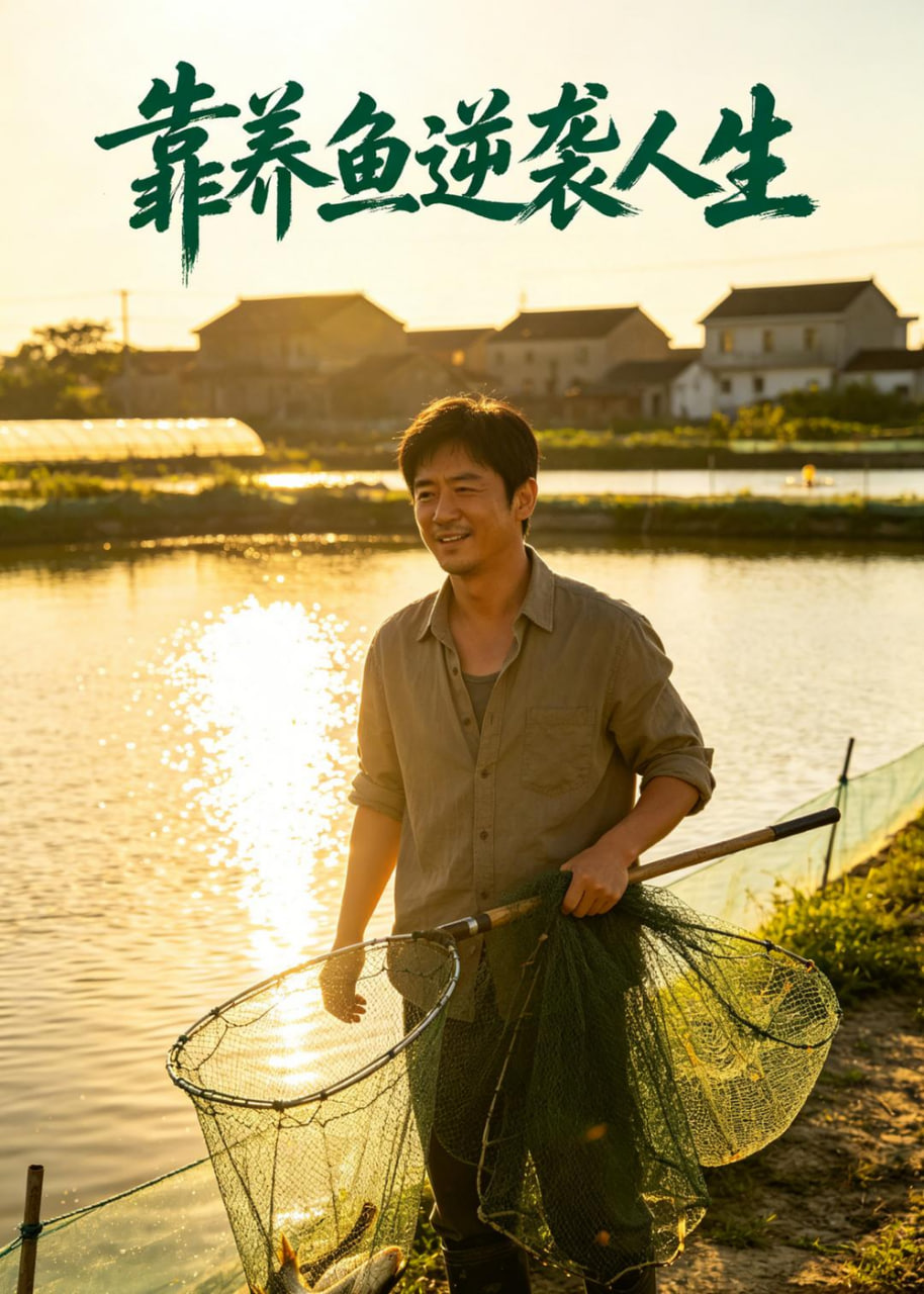 靠养鱼逆袭人生 2026 短剧 海报