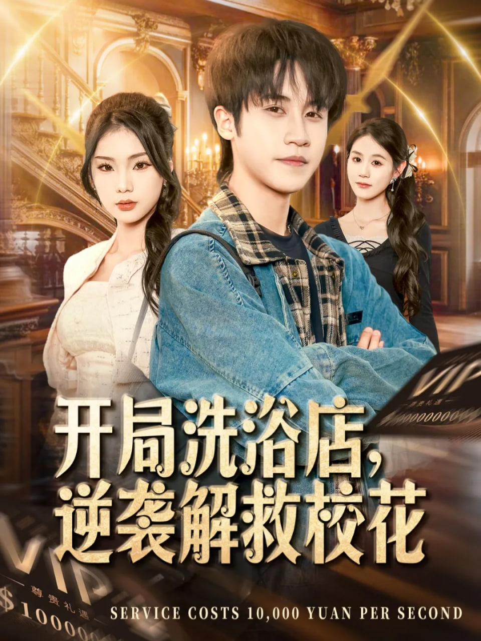 春节男友骗我出境，可我是黑千金 2025 短剧 海报